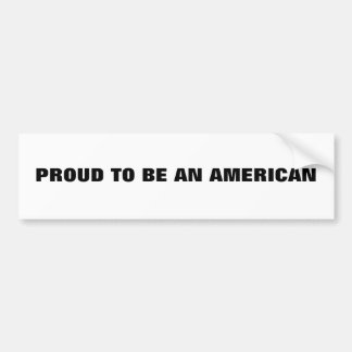 Trotse Amerikanen Bumpersticker