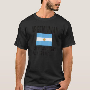 Trotse Argentijnse Vlag Argentinië Geboren Argenti T-shirt