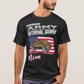 Trotse Army National Guard Moeder Usa Hart Moeders T-shirt
