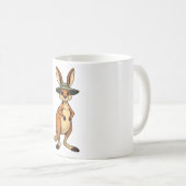 Trotse Aussie Kangaroo in Cool Pet Koffiemok (Voorkant rechts)