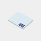 trotse Aussie - Post-it-Notes-pad Post-it® Notes (Schuin)