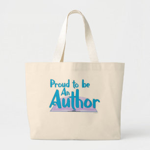 Trotse Auteur Epic Schrijfontwerp Grote Tote Bag