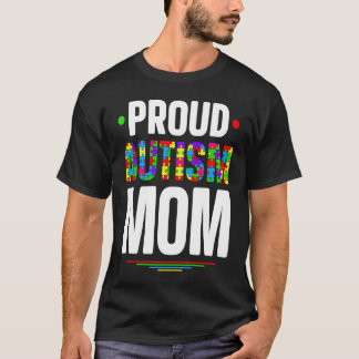 Trotse autisme moeder autistisch kind autisme puzz t-shirt