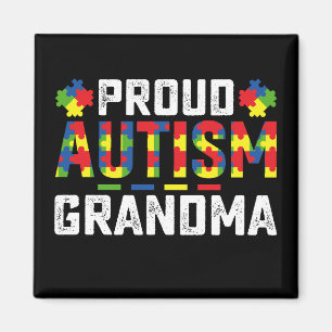 Trotse autisme-oma bewustzijn autistische familie magneet