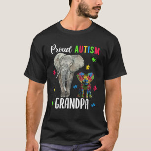 Trotse Autisme Opa's Grappige Autisme Bewustzijn G T-shirt