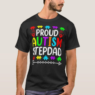 Trotse autisme stiefvader Autisme bewustzijnsdag f T-shirt