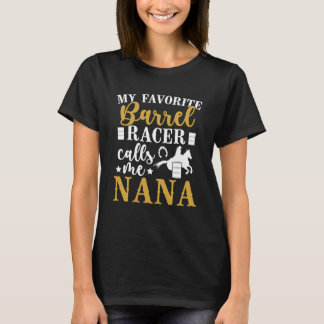 Trotse Barrel Racing Oma Barrel Racende Oma Oma T-shirt