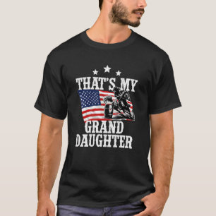 Trotse Barrel Racing Opa Vattonder Opa T-shirt