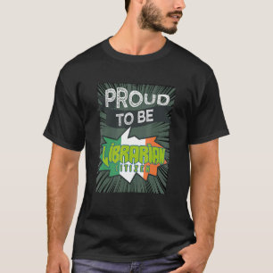 Trotse bibliothecaris Burger Beroepsloopbaan werkn T-shirt