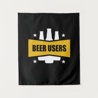 Trotse biergebruikers wandkleed