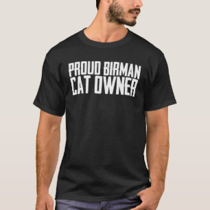 Trotse birman kat eigenaar t-shirt