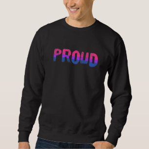 Trotse Biseksuele Vlag LGBT Bi Pride Trui