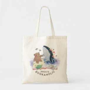 Trotse Boekenverslaafde: Magie van Boeken Illustra Tote Bag
