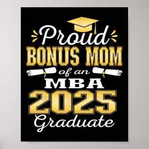 Trotse Bonus Mama van CL van 2025 M Afstuderen Afs Poster