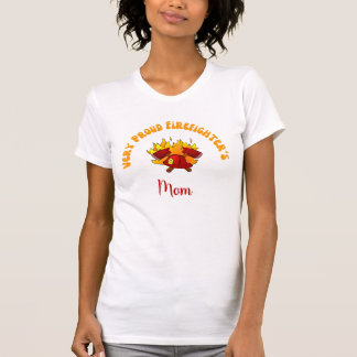 Trotse brandweerman of brandweerman t-shirt voor a