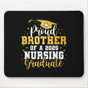 Trotse broeder CL van 2025 Nursing Afstuderen Grad Muismat