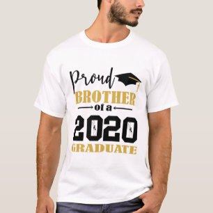 Trotse broeder van een Afstuderen 2020 T-shirt