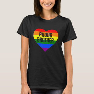 Trotse Broer LGBT Pride Family Support Pride MO T-shirt