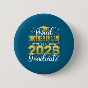 Trotse Broer Rechten Klas 2026 Ontwerp Ronde Button 5,7 Cm