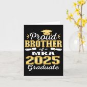 Trotse broer van CL van 2025 M Afstuderen Afstudee Kaart (Gele Bloem)