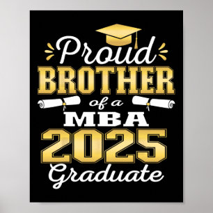 Trotse broer van CL van 2025 M Afstuderen Afstudee Poster