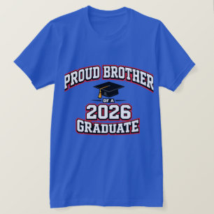 Trotse Broer Van Een Afgestudeerde Van 2026 Varsit T-shirt