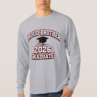 Trotse Broer Van Een Afgestudeerde Van 2026 Varsit T-shirt