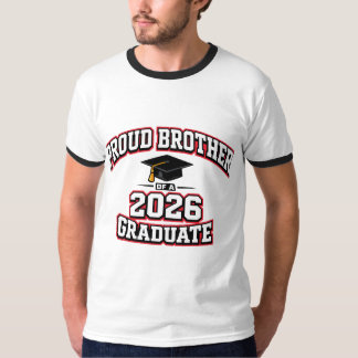 Trotse Broer Van Een Afgestudeerde Van 2026 Varsit T-shirt