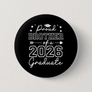 Trotse Broer Van Een Afgestudeerde Van De Klas Van Ronde Button 5,7 Cm