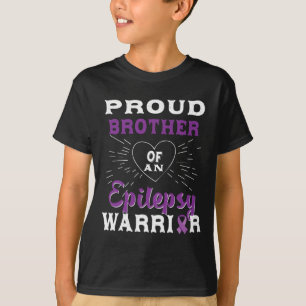 Trotse broer van een Epilepsie Warrior Awareness 1 T-shirt
