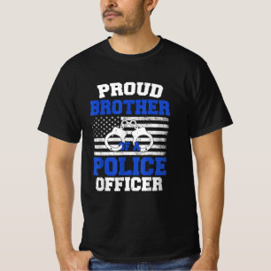 Trotse Broer Van Een Politieagent USA Patriottisch T-shirt