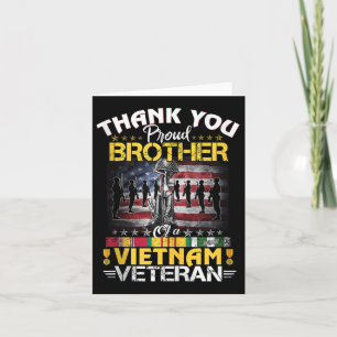 Trotse broer van een Vietnam veteraan - dank je we Kaart