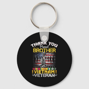 Trotse broer van een Vietnam veteraan - dank je we Sleutelhanger