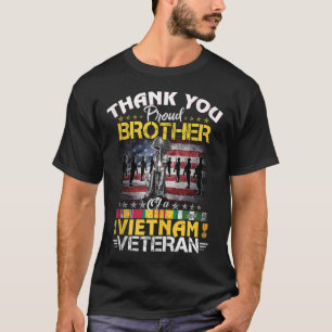 Trotse broer van een Vietnam veteraan - dank je we T-shirt