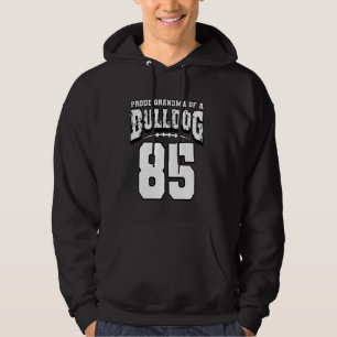 Trotse Bulldog Football oma van speler 85 Hoodie