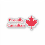 Trotse Canadees Sticker (Voorkant)