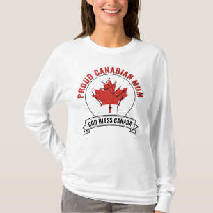 TROTSE CANADESE MUM Canada Vlag T-shirt
