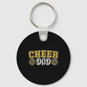 Trotse cheer papa mijn favoriete cheerleader noemt sleutelhanger