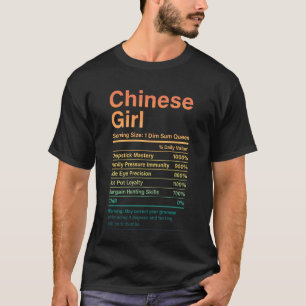 Trotse Chinese Meisje met Chinese Cultureel Erfgoe T-shirt