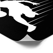 Trotse Colombia Sketel Fans Jersey Colombiaanse vl Poster (Hoek)