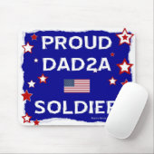 Trotse DAD2A Soldaat - Mousepad Muismat (Met muis)