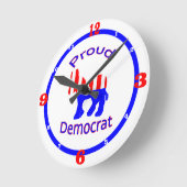 Trotse Democraat Ronde Klok (Hoek)