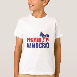 Trotse Democratische Ezel Bedrukt Tannine T-shirt
