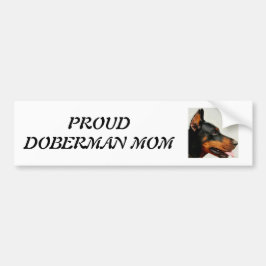 Trotse Dobermann Moeder Bumpersticker