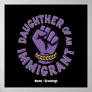 Trotse dochter van een immigrant die erfgoed omarm poster