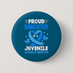Trotse dochter van een Juvenile Arthritis-strijder Ronde Button 5,7 Cm