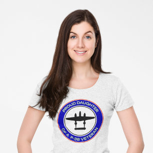Trotse dochter van een P-38-veteraan Tri-Blend Shirt