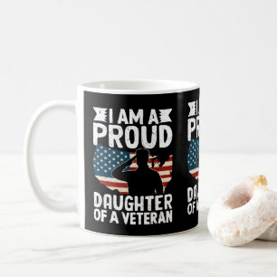 Trotse Dochter Van Een Veteranen Patriottische Mil Koffiemok