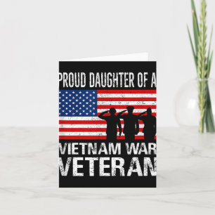 Trotse Dochter Van Een Vietnam Oorlog Veteraan Kaart
