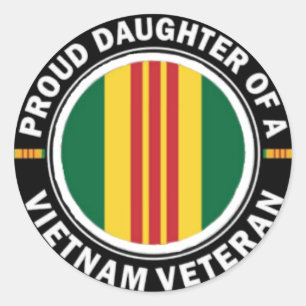 Trotse Dochter van een Vietnam Vet Stickers